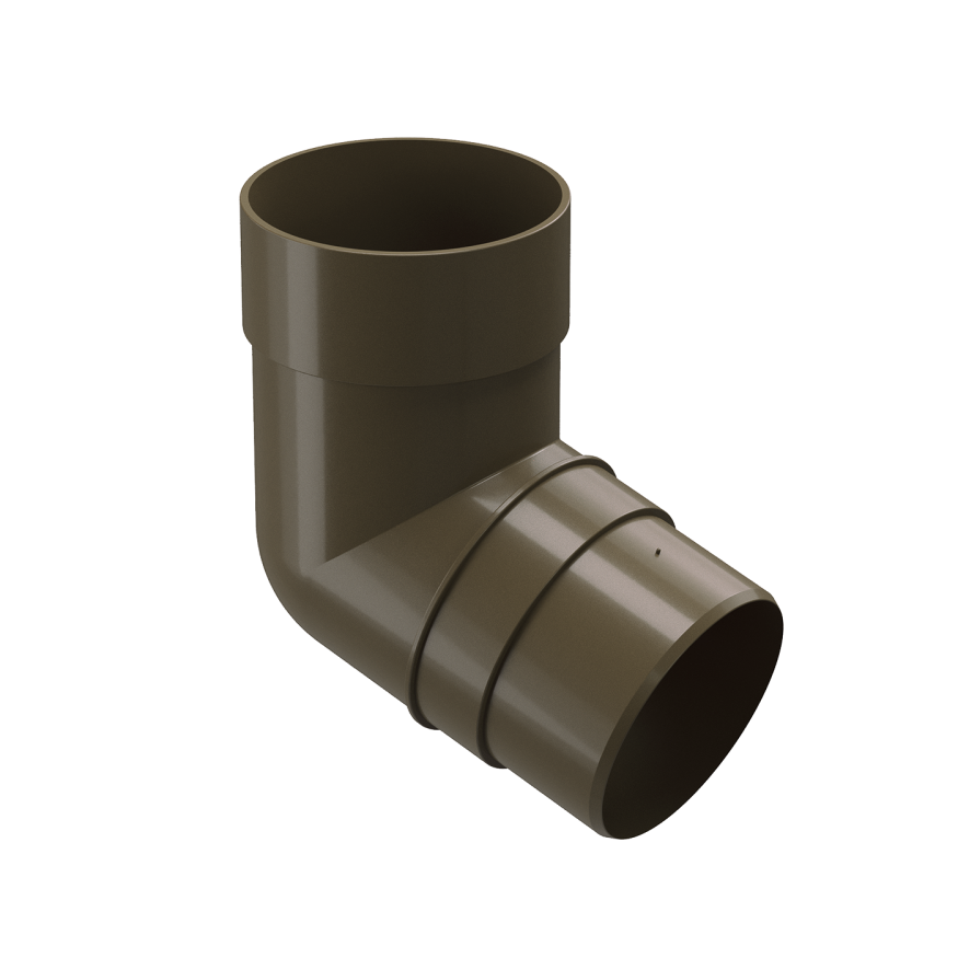 Колено 72˚ для водостока Docke Premium, цвет Каштан. купить в Нижнем Новгороде