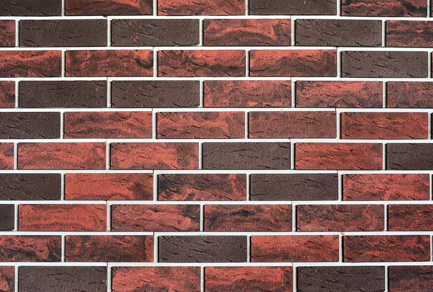 Фасадная плитка Кирисс Фасад, Трехцветный клинкерный кирпич №41 купить в Нижнем Новгороде