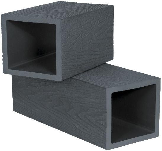 Опорный столб Polivan SINGARAJA с 3D текстурой дерева, чёрного цвета. купить в Нижнем Новгороде