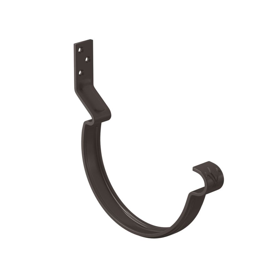 Крюк короткий усиленный модернизированный с комплектом крепления Aquasystem, PU MATT, RAL 8017 Темно Коричневый 150/100 купить в Нижнем Новгороде