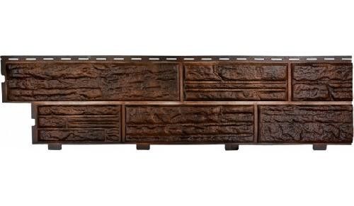 Формованный сайдинг Альта Профиль Сланцевая порода, Коричневый купить в Нижнем Новгороде