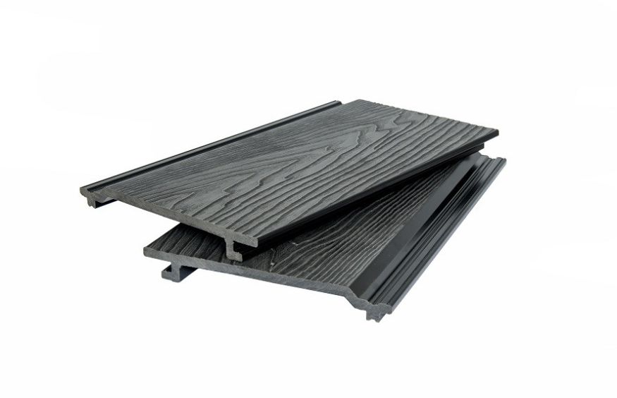 Фасадная доска POLIVAN GROUP с 3D текстурой дерева DENPASAR, цвет черный. купить в Нижнем Новгороде