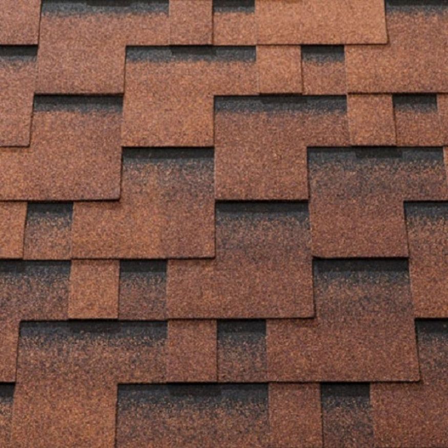 Гибкая черепица KATEPAL серия ROCKY цвета терракота купить в Нижнем Новгороде