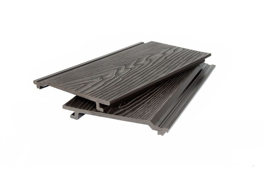 Фасадная доска POLIVAN GROUP 3D текстура дерева DENPASAR тёмно-коричневая купить в Нижнем Новгороде