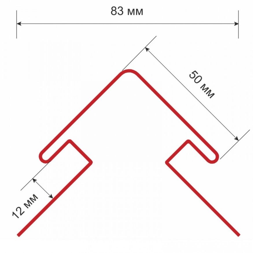 Наружный угол для сайдинга, белый купить в Нижнем Новгороде