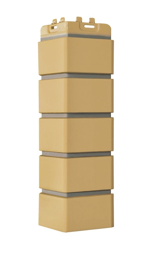 Угол наружный Grand Line, Клинкерный кирпич Design, Песочный, шов RAL 7006  купить в Нижнем Новгороде