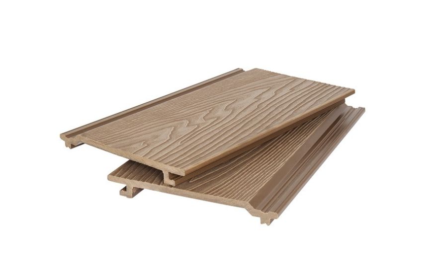 Фасадная доска POLIVAN GROUP 3D текстура дерева DENPASAR песчаного цвета купить в Нижнем Новгороде