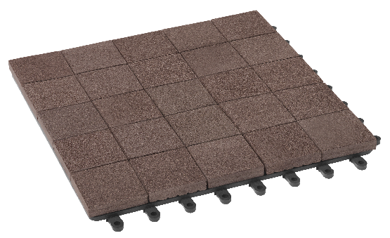 Модульный паркет ДПК GRINDERDECO Мозаика 13 Коричневый шоколад купить в Нижнем Новгороде