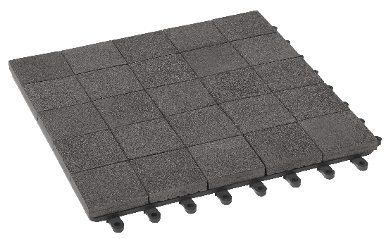 Модульный паркет ДПК GRINDERDECO Мозаика 13 Цвет: Серый базальт купить в Нижнем Новгороде