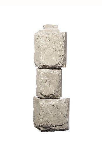 Угол Фасадного Сайдинга Серия «Крупный Камень» Песчаный купить в Нижнем Новгороде