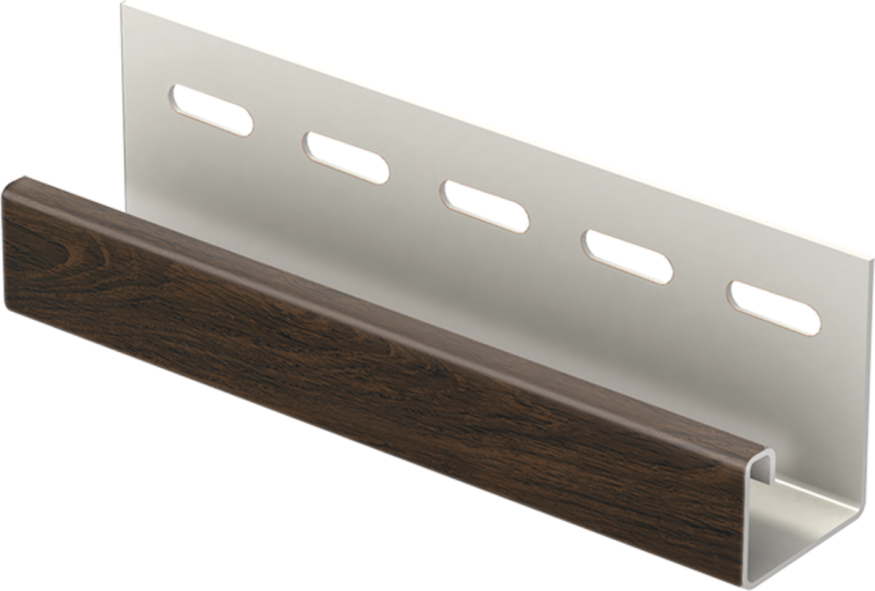 J-планка Ю-пласт Софит PRO, Тёмный орех купить в Нижнем Новгороде