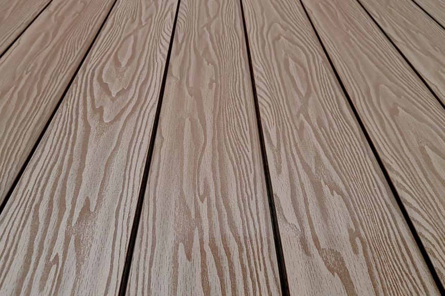 Террасная доска ДПК Terrapol Смарт 3D (полнотелая с пазом) Тик Киото купить в Нижнем Новгороде