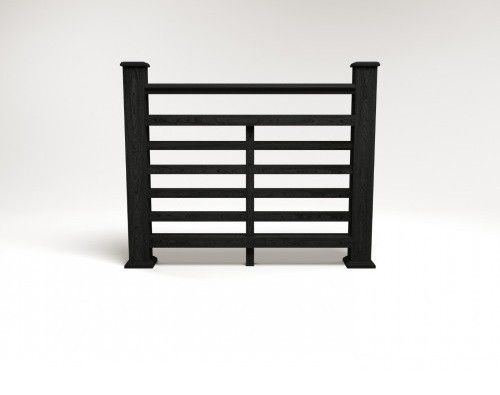 Ограждение из древесно-полимерного композита FG4 кварцевого цвета купить в Нижнем Новгороде