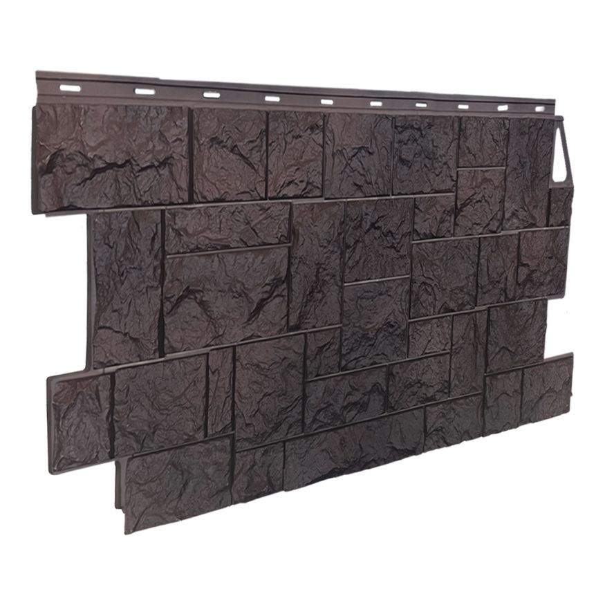 Фасадная панель FineBer Дикий камень, Коричневый купить в Нижнем Новгороде