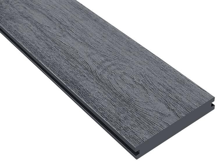 Террасная доска ДПК Outdoor 3D полная NEVADA/CALIFORNIA черного цвета. купить в Нижнем Новгороде