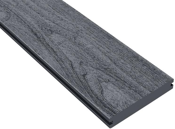 Террасная доска ДПК Outdoor 3D полная NEVADA/CALIFORNIA черного цвета. купить в Нижнем Новгороде