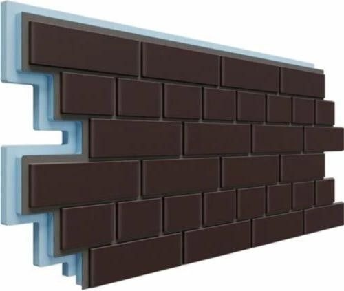 Фасадная термопанель Доломит Кирпич 40 мм, Коричневый купить в Нижнем Новгороде