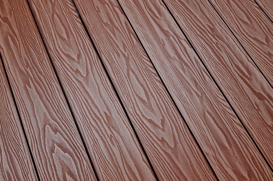 Террасная доска ДПК Terrapol Смарт 3D (полнотелая с пазом) Орех Милано купить в Нижнем Новгороде