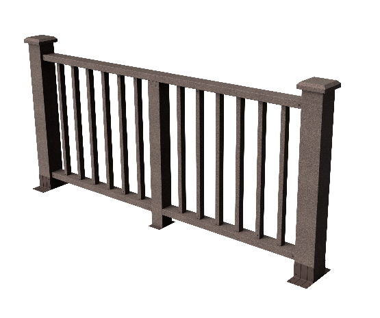Ограждение декоративное из ДПК GRINDERDECO Альма венге купить в Нижнем Новгороде
