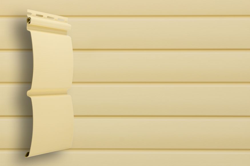 Сайдинг Grand Line, Блок-хаус D4.8 Цвет Ваниль купить в Нижнем Новгороде