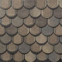 Трехслойная ламинированная черепица Shinglas, Атлантика, цвет Мадейра