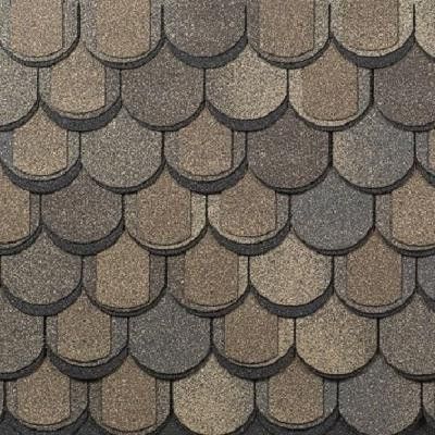 Трехслойная ламинированная черепица Shinglas, Атлантика, цвет Мадейра купить в Нижнем Новгороде