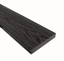 Террасная доска ДПК Terrapol Смарт 3D (полнотелая с пазом) Черное дерево