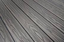 Террасная доска ДПК Terrapol Смарт 3D (полнотелая с пазом) Черное дерево