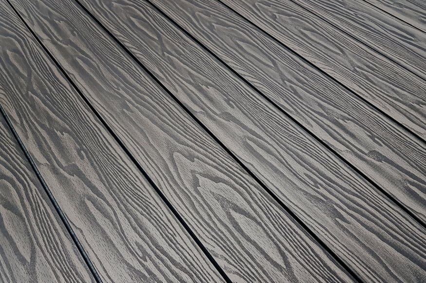 Террасная доска ДПК Terrapol Смарт 3D (полнотелая с пазом) Черное дерево купить в Нижнем Новгороде