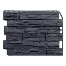 Фасадная панель Fineber, Скол 3D, Цвет: Асфальт