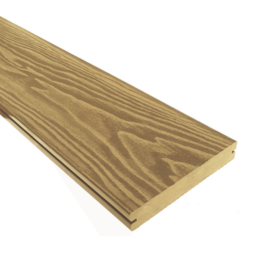 Террасная доска ДПК Terrapol Смарт 3D (полнотелая с пазом) Дуб Севилья купить в Нижнем Новгороде