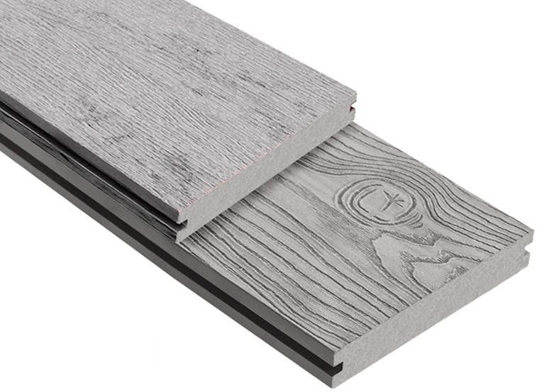 Террасная доска ДПК Outdoor 3D полнотелая STORM/OCEAN GREY, серый микс. купить в Нижнем Новгороде