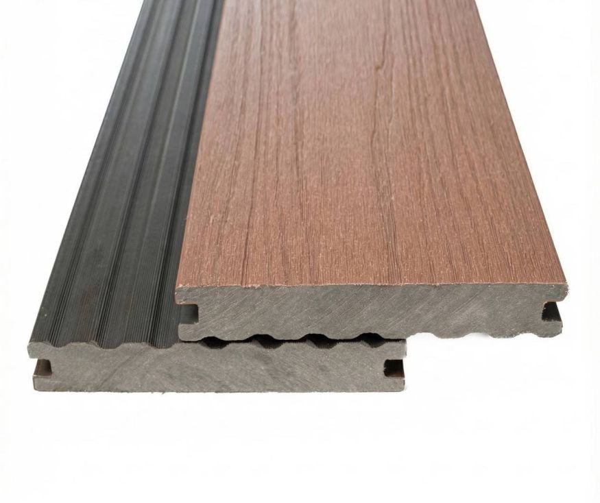 Террасная доска Экодекинг Скай коэкструзия полнотелая, Тик купить в Нижнем Новгороде