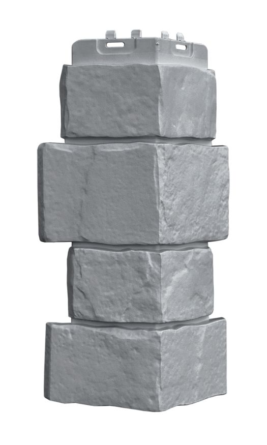 Угол наружный Grand Line, Крупный камень Classic, Серый купить в Нижнем Новгороде