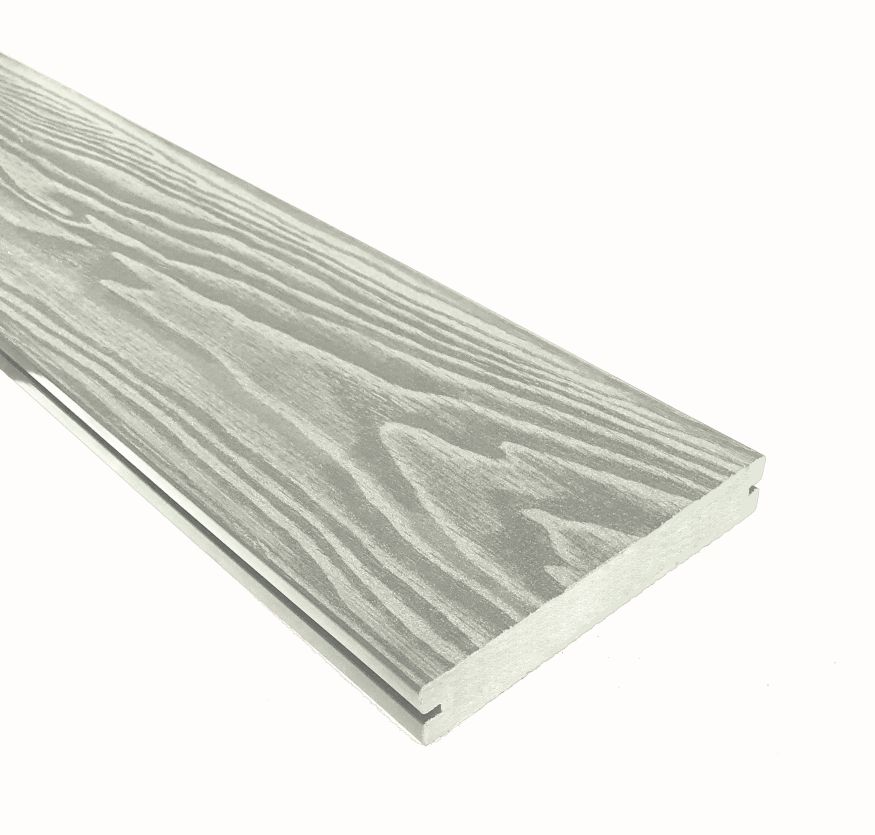 Террасная доска ДПК Terrapol Смарт 3D (полнотелая с пазом) Дуб беленый купить в Нижнем Новгороде