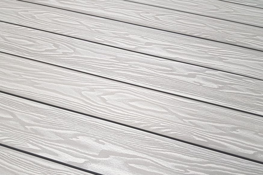 Террасная доска ДПК Terrapol Смарт 3D (полнотелая с пазом) Дуб беленый купить в Нижнем Новгороде