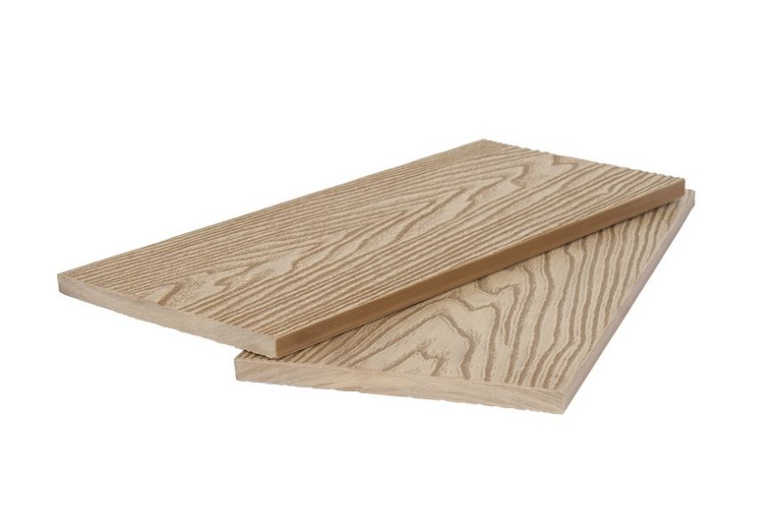 Двусторонняя универсальная полнотелая доска 3D+3D POLIVAN GROUP DENPASAR песочного цвета. купить в Нижнем Новгороде