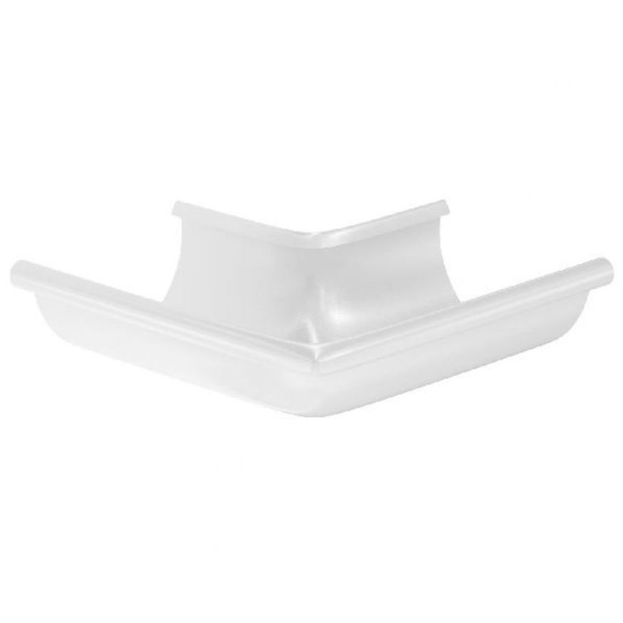 Угол желоба внешний 90°, Aquasystem, RR 20 Мраморно-белый 150/100 купить в Нижнем Новгороде