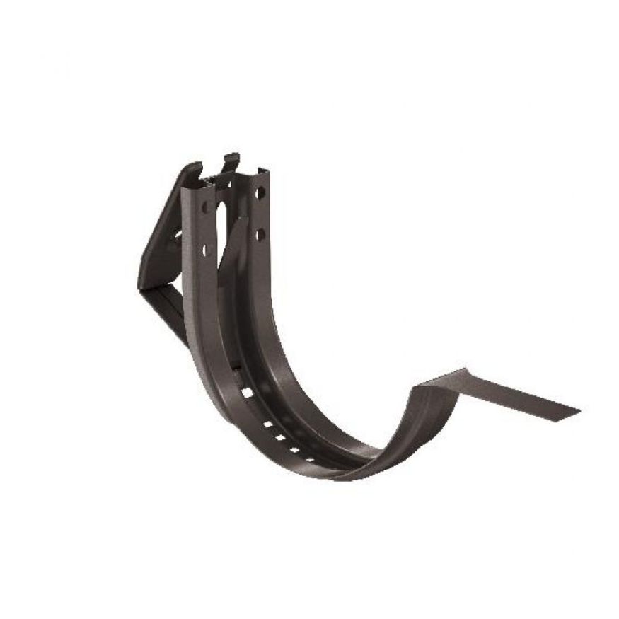 Короткий регулируемый крюк для крепления желоба Aquasystem RR 32 тёмно-коричневый 125/90 купить в Нижнем Новгороде