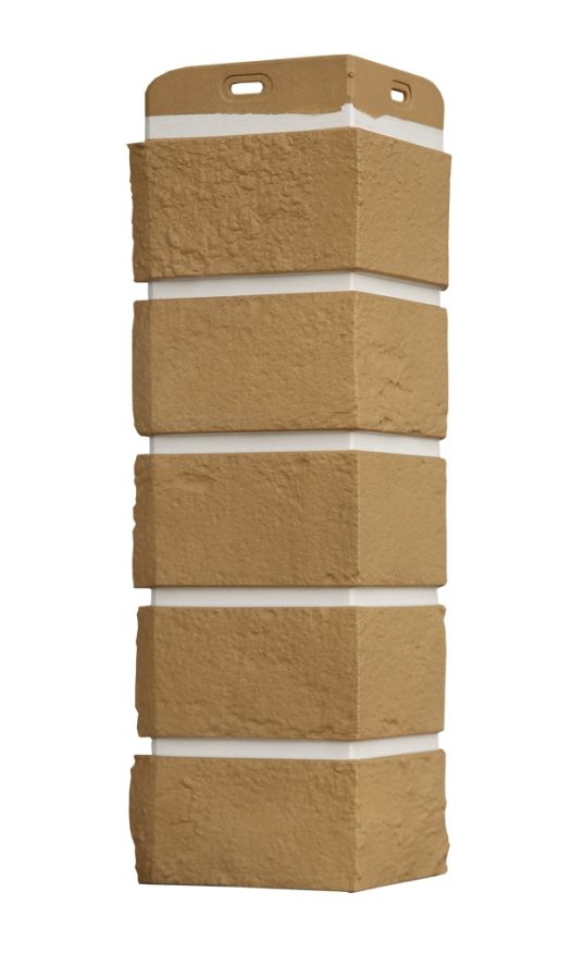 Угол наружный Grand Line, Состаренный кирпич Design Plus, Солома (Белый шов) купить в Нижнем Новгороде