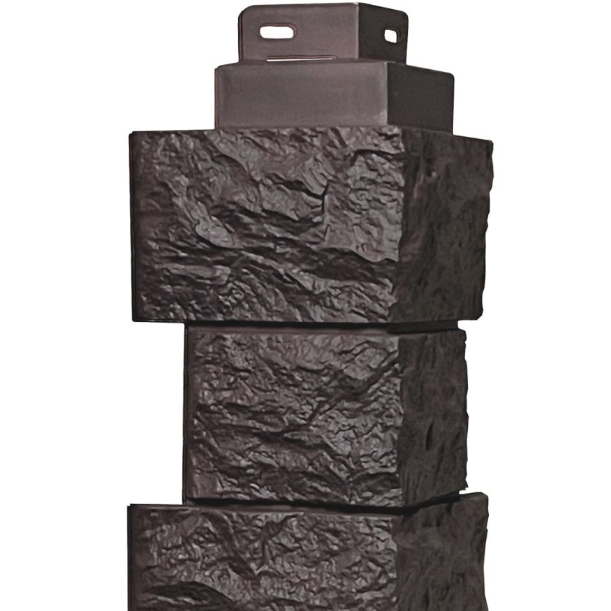 Наружный угол FineBer Дикий камень, Коричневый купить в Нижнем Новгороде